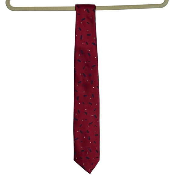 Givenchy Monsieur Red Logo Tie - Picture 1 of 10